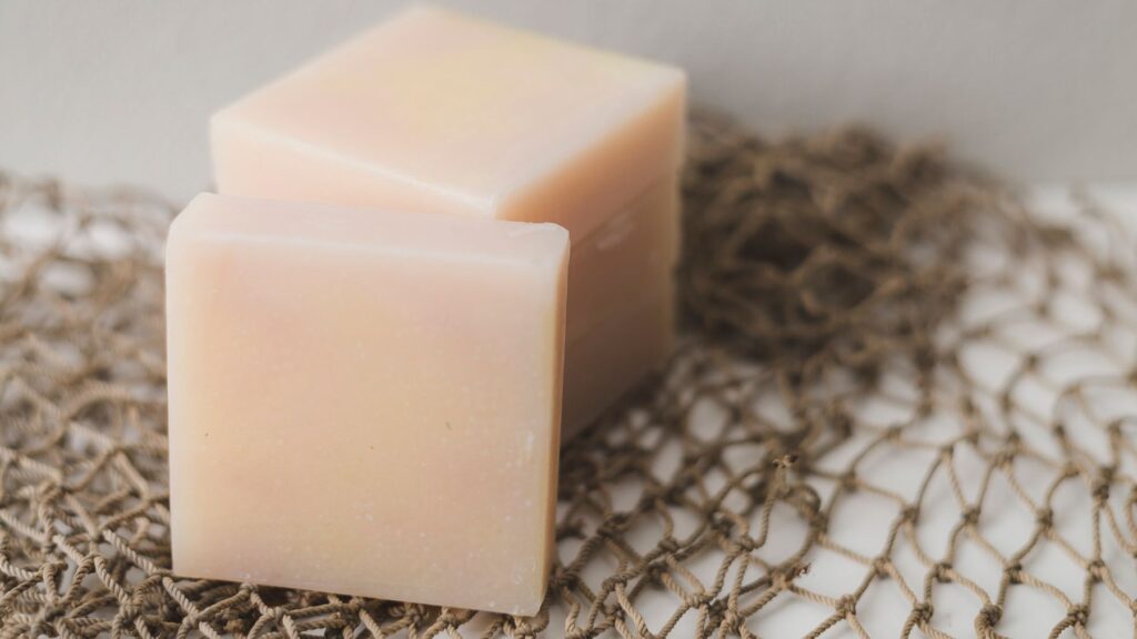 DIY exfoliating soap bar